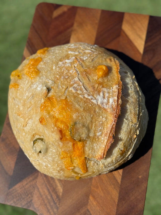 Jalapeño Cheddar Sourdough Bread (Weekly Drop Pre-Order)