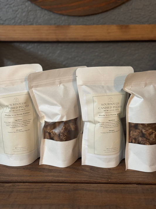 Sourdough Candied Pecans (3.5 oz bags)